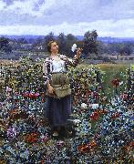 Daniel Ridgeway Knight, Picking Poppies